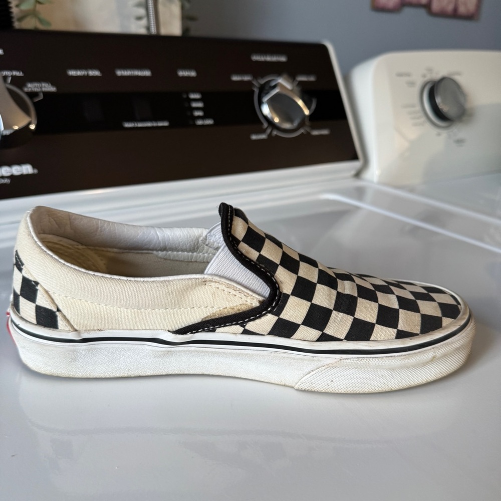 Vans Classic Slip-On Checkerboard US Women 7 - Picture 9 of 9